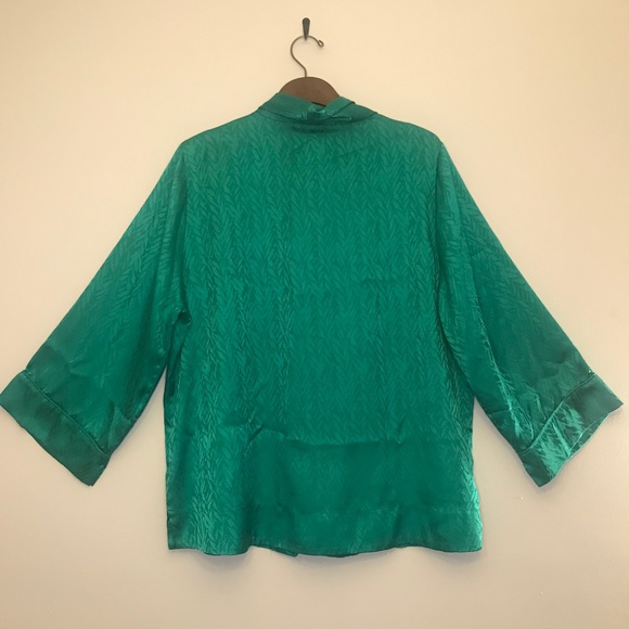 OSCAR DE LA RENTA Green Top - Picture 7 of 8
